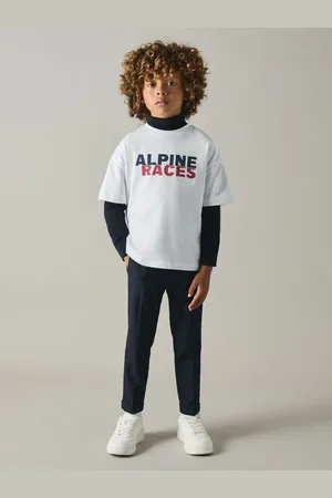 Reiss Blake T-shirt Cotton Printed, White & red Size: Q04