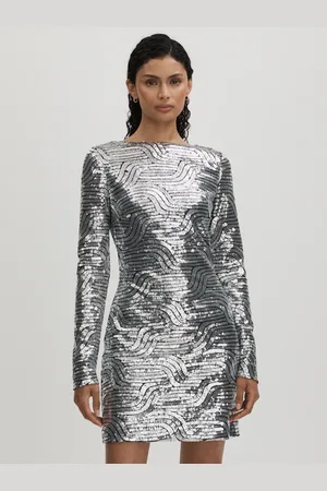 Halston Heritage Mini Dress, , 6