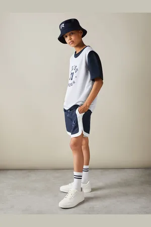 Reiss Wilt Vest Printed, Navy & optic White Size: 9