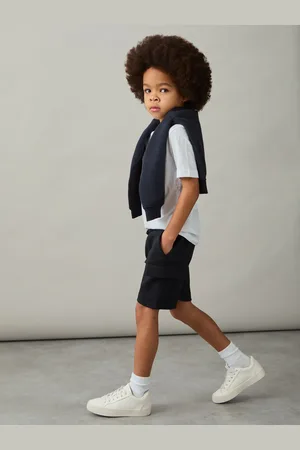 Reiss 3-9 yrs Interlock-jersey Cargo Shorts, K05