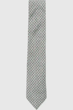 Reiss Silk Medallion-print Tie
