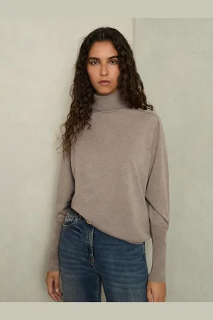 Reiss Roll-neck Jumper With Cashmere, XS