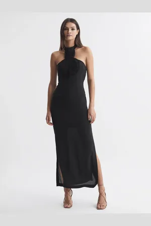 Joslin Silk Halterneck Maxi Dress, , 8