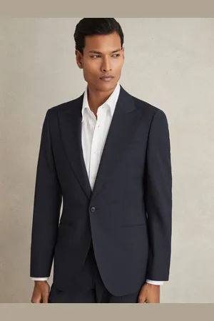 Reiss Dream Regular-fit Single-breasted Wool-blend Suit Blazer, 38R