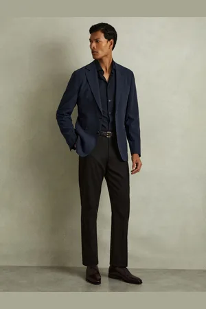 Reiss Checked Single Breasted Blazer, 40