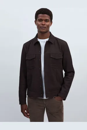 Paige Pedro Jacket Suede Plain, Size: L