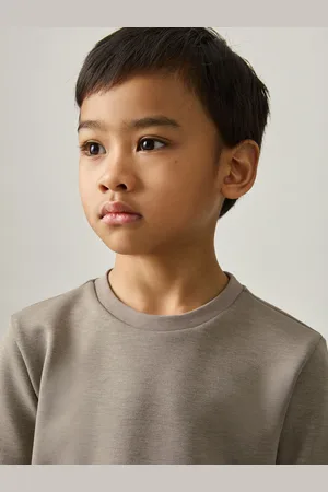 Reiss 9-13 yrs Interlock-jersey Crew-neck T-shirt, Q04