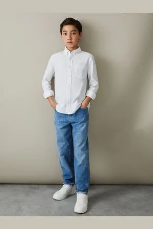 Reiss Greenwich Shirt Cotton Plain, Size: 45Y