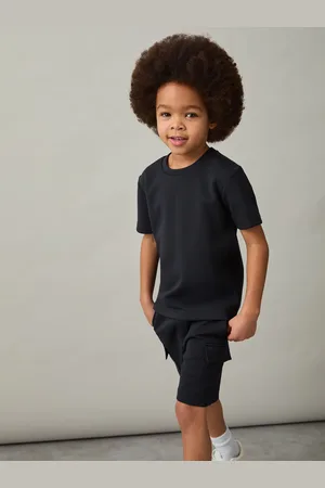 Reiss 9-13 yrs Interlock-jersey Crew-neck T-shirt, Q04