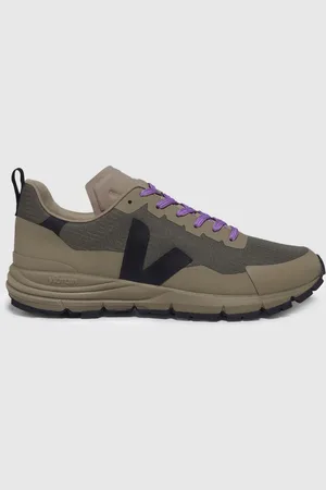 Veja Mesh Hiking Trainers, Khaki & black, 7
