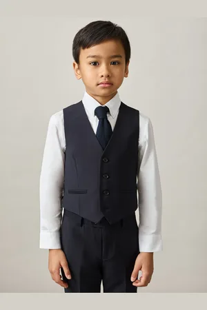 Reiss Wool-blend Single-breasted Waistcoat, Q03