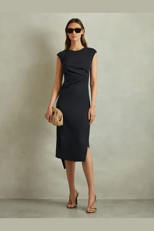 Reiss Bodycon Ruched Midi Dress, 4