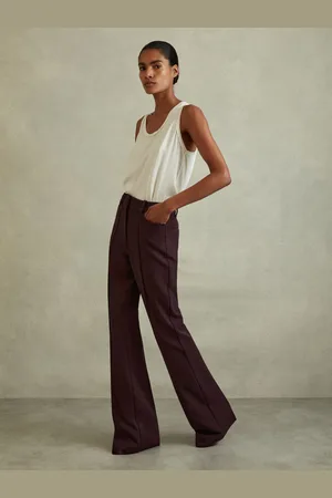 Reiss Flared Suit Trousers, 16