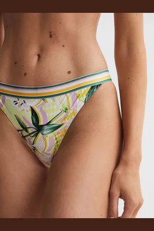 Reiss Floral Bikini Bottoms, 14