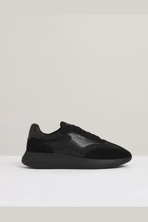 Reiss Leather Suede Running Trainers, E41