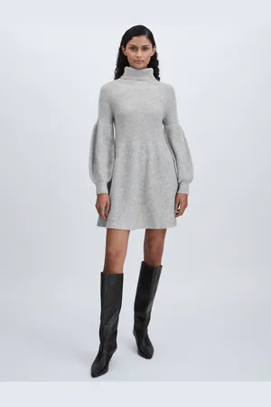 MADELEINE THOMPSON Wool-cashmere Mini Dress, S