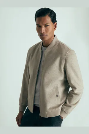 Reiss Cashmere Bomber Jacket, L