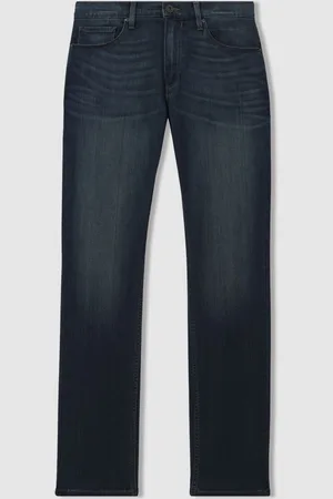 Paige Blue Straight Leg Jeans, , 28