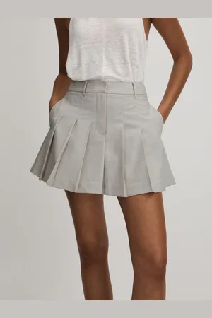 Anna Quan Pleated Mini Skirt, , 10