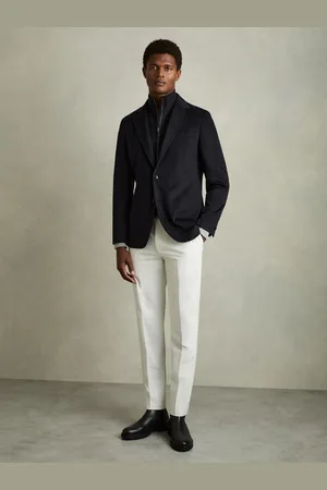 Reiss Patch Blazer Plain, Size: 36