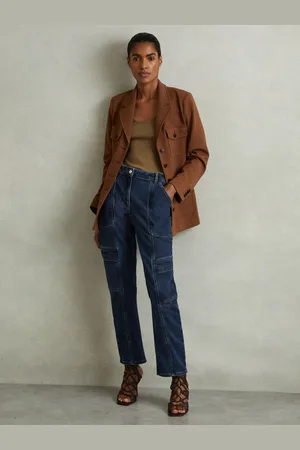 Reiss Jem Jeans Garment Dyed, Size: 24
