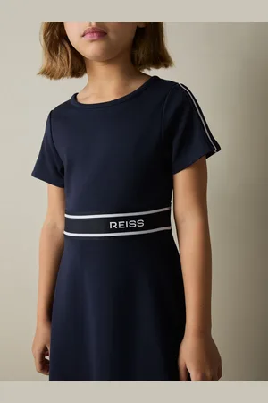Reiss Lowri Dress Brand Print, Size: 10-11Yrs