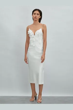 Acler Ruffle Midi Dress, , 12