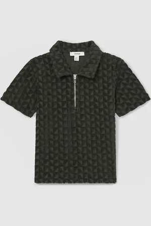 Reiss 13-14 yrs Textured Towelling Polo Shirt