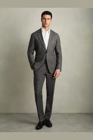 Reiss Slim-fit Wool Blend Suit Trousers, 28