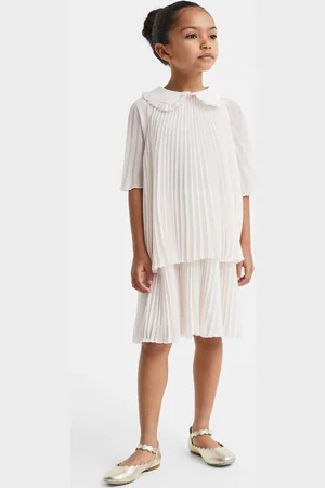 Reiss Nadia Tiered Dress Pleated, Size: 4