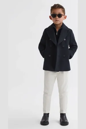 Reiss Bergamo Peacoat Wool Plain, Size: 5