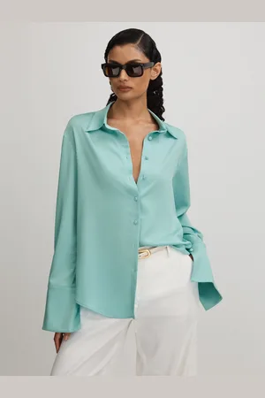 Anna Quan Japanese Satin Shirt, , 6