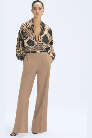 Reiss Flora Shirt Silk Print, Size: 8
