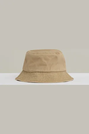 Reiss Cotton Logo-embroidered Bucket Hat