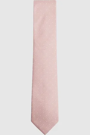 Reiss Liam Soft Silk Polka Dot Tie, One Size