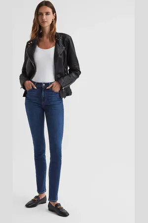 Paige Margot High Rise Jeans Cotton Plain, Size: 24