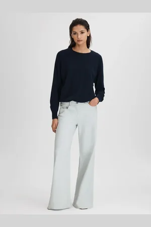 Reiss Flared Side Seam Jeans, 24R