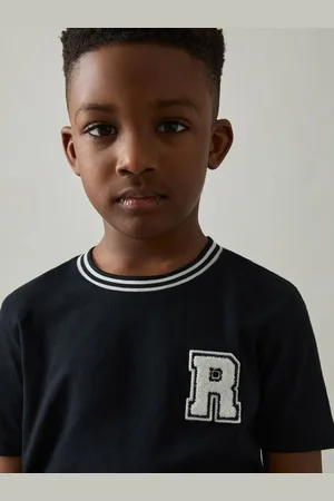 Reiss 9-13 yrs Cotton Letter-patch T-shirt, 9-10