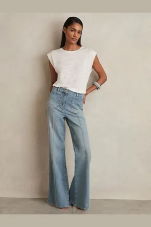 Reiss Patch Pocket Flared Jeans, 24R