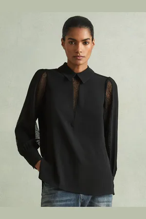 Reiss Renata Blouse Lace, Size: 4