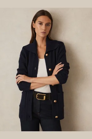 Reiss Wool-cashmere Spread Collar Cardigan, XS