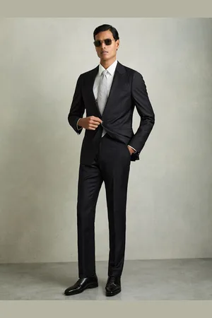 Reiss Regular-fit Single-breasted Wool-blend Suit Blazer, 36R