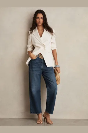 Reiss Mid Rise Straight Leg Jeans, 24R