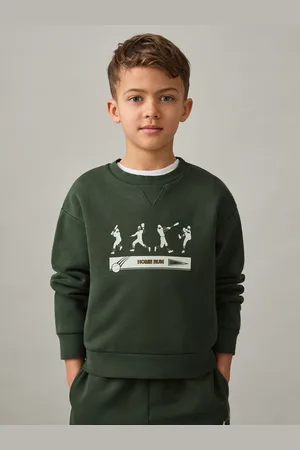 Reiss 9-13 yrs Cotton-blend Varsity Sweatshirt, Q04