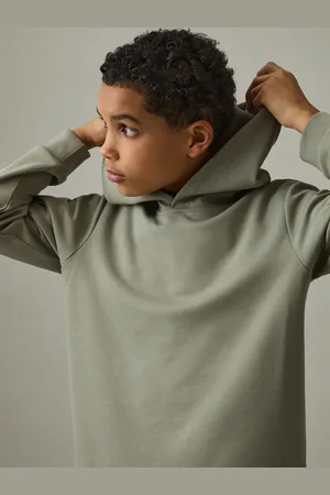 Reiss 9-13 yrs Interlock Jersey Hoodie, Q04