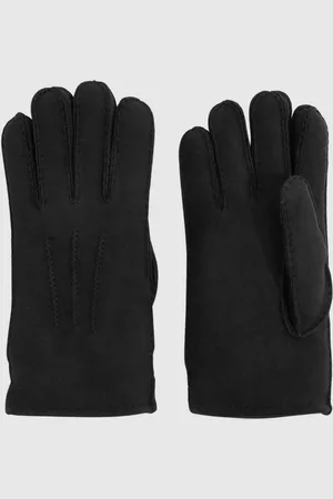 Reiss Agon Gloves Sheepskin Plain, Size: S