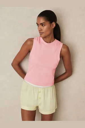 Reiss Stretch-cotton Ribbed Vest, XS