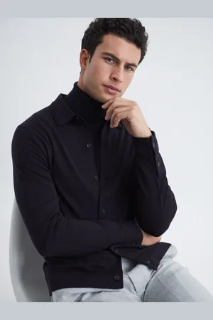 Reiss Merino Wool Button-through Cardigan, S