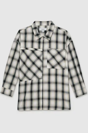 Reiss 13-14 yrs Cotton Oversized Check Shirt