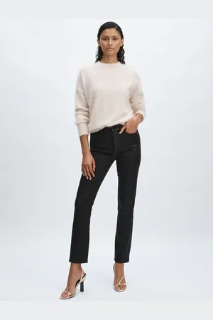 Paige Coated Straight-leg Jeans, , 24